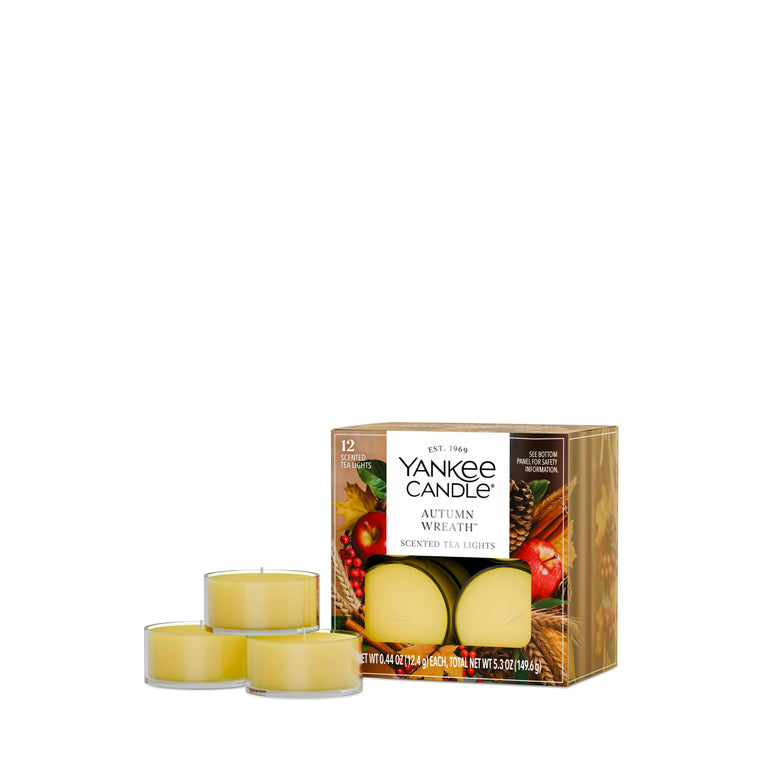 Autumn Wreath™ Scented Tea Light Candles N9