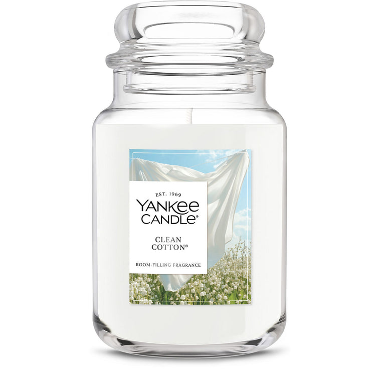 Clean Cotton® Original Large Jar Candle B7