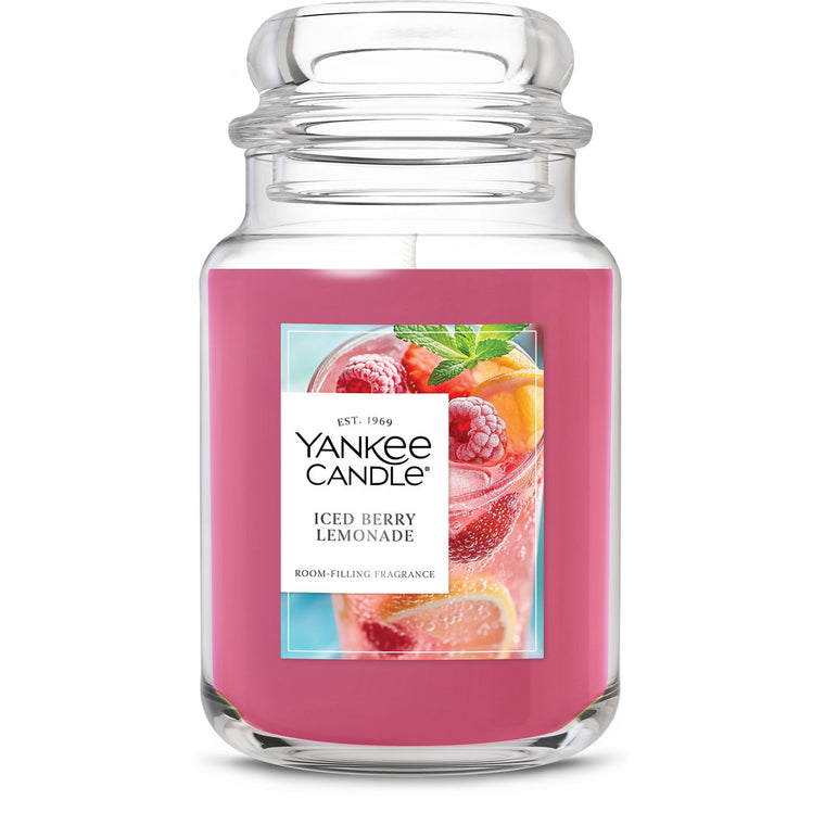 Iced Berry Lemonade Original Large Jar Candle L9