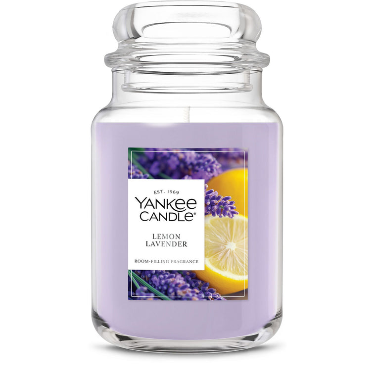 Lemon Lavender Original Large Jar Candle W4