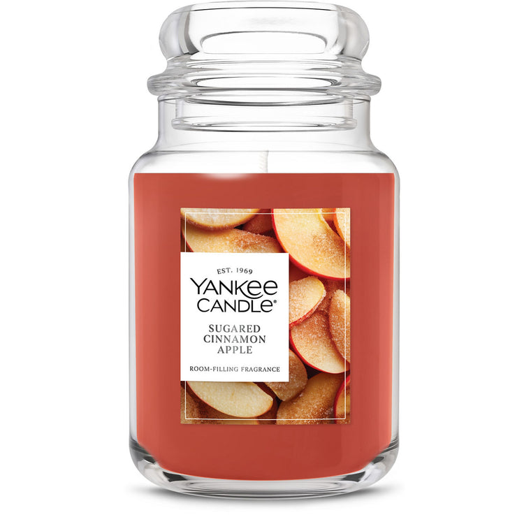 Sugared Cinnamon Apple Original Large Jar Candle V9