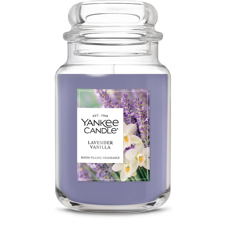 Lavender Vanilla Original Large Jar Candle K4