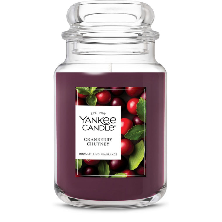 Cranberry Chutney Original Large Jar Candle M9