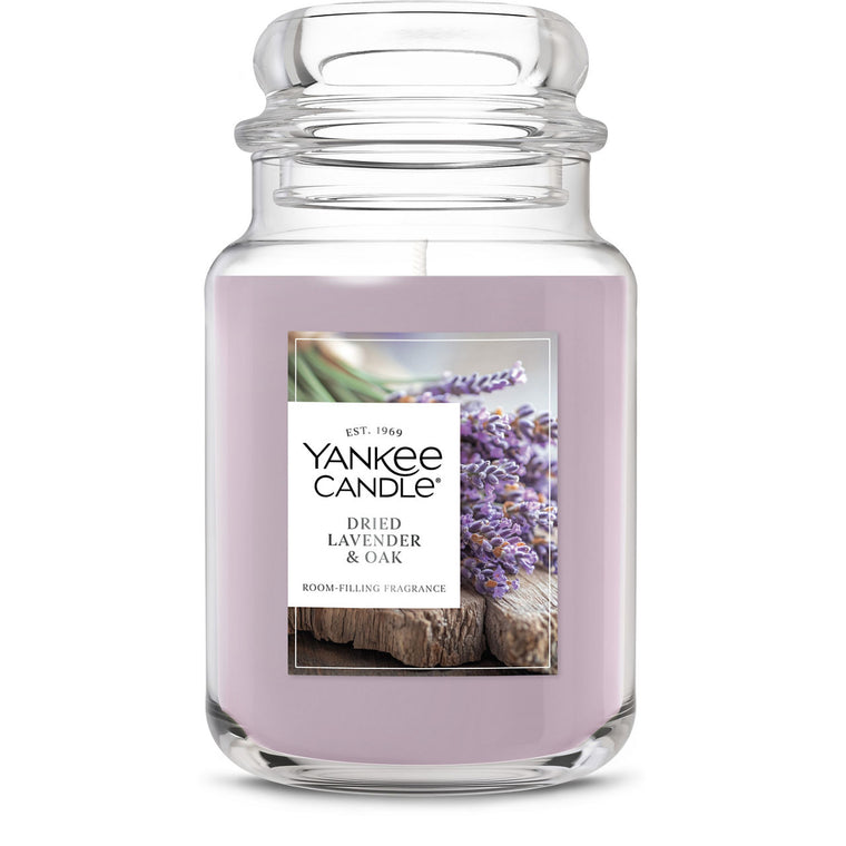 Dried Lavender & Oak Original Large Jar Candle L4