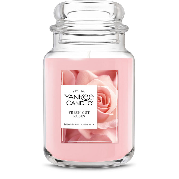 Fresh Cut Roses Original Large Jar Candle D2