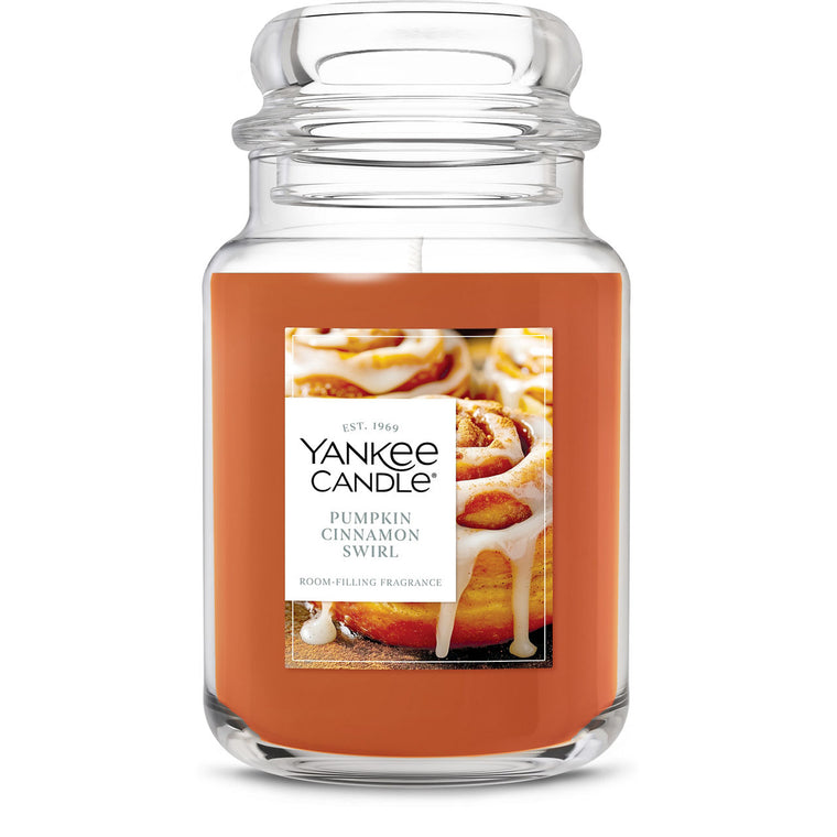 Pumpkin Cinnamon Swirl Original Large Jar Candle I5