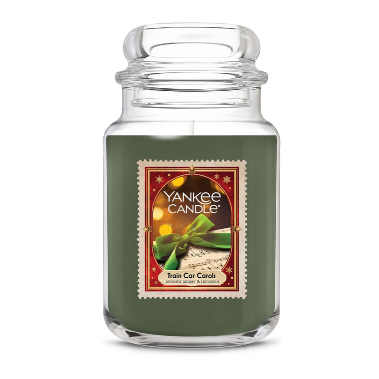 Train Car Carols Original Large Jar Candle S3