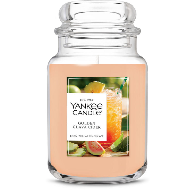Golden Guava Cider Original Large Jar Candle R4