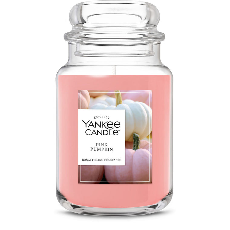 Pink Pumpkin Original Large Jar Candle Q2