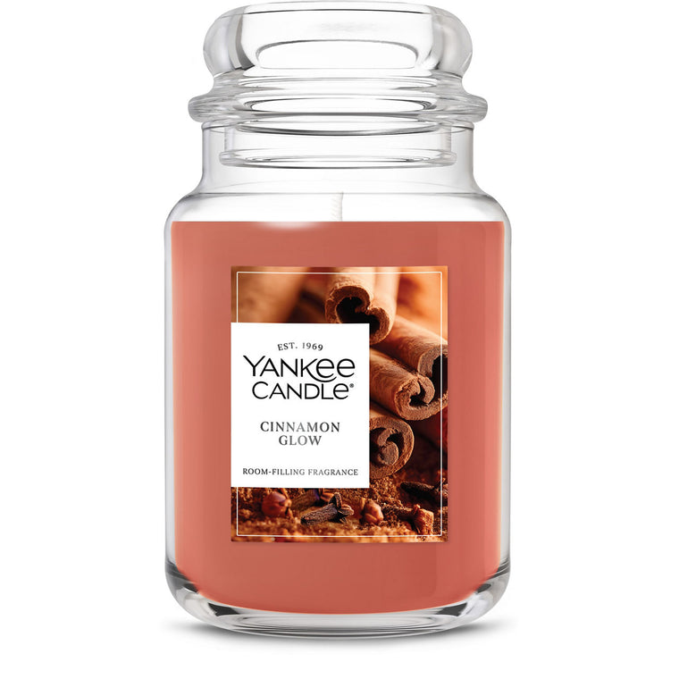 Cinnamon Glow Original Large Jar Candle V9