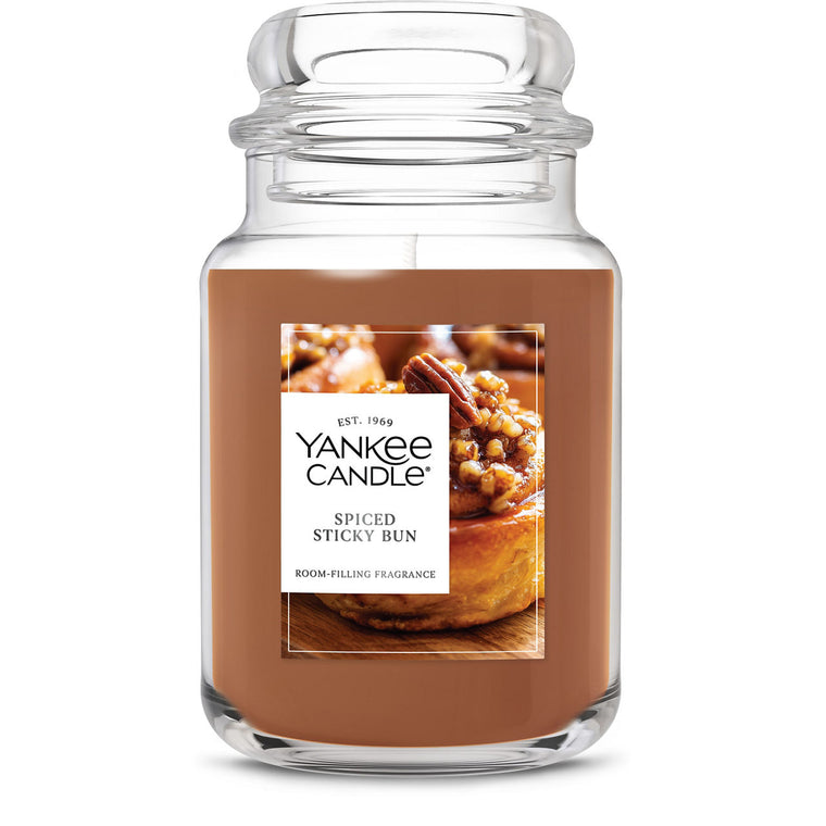 Spiced Sticky Bun Original Large Jar Candle M8