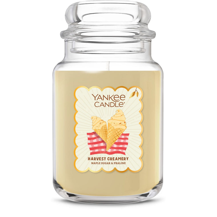 Harvest Creamery Original Large Jar Candle O7