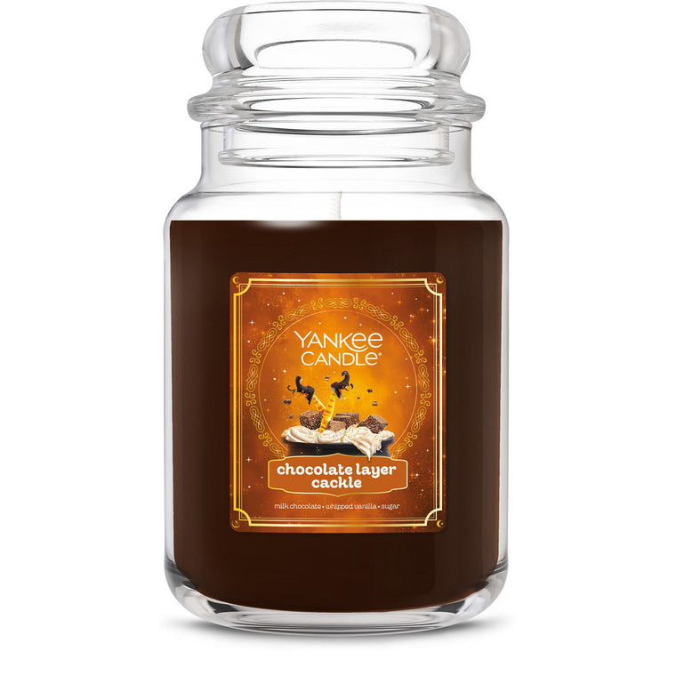 Chocolate Layer “Cackle” Original Large Jar Candle P0