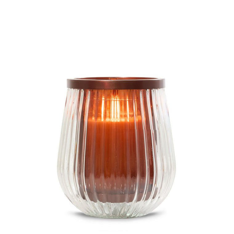 Radiant Flame Jar Candle Holder M8