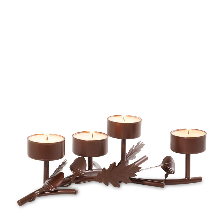 Acorn Branch Tea Light Candle Holder T6
