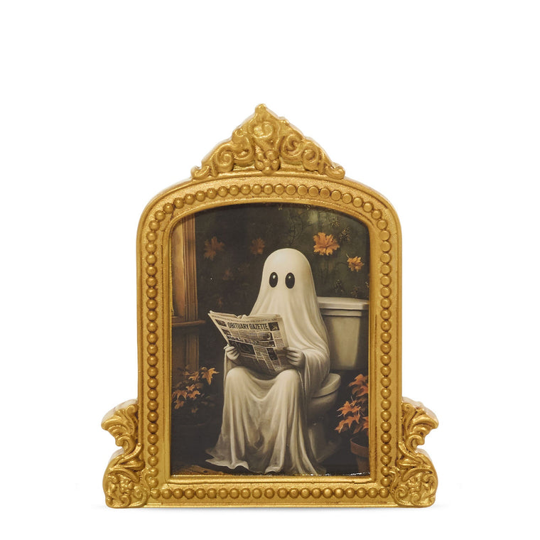 Reading Ghost Portrait Tea Light Candle Holder Z0