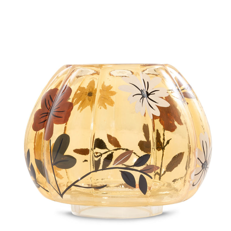 Flower Pumpkin Jar Candle Shade Y5