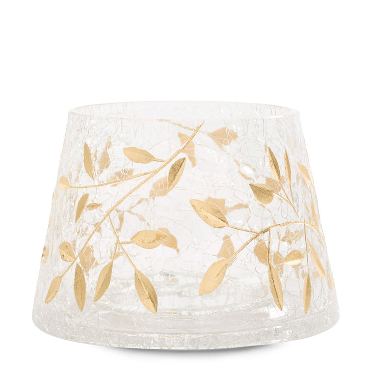 Gold Blossom Jar Candle Shade W7