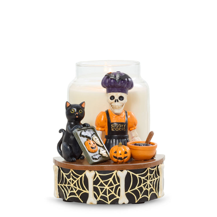 Bonebury Lane Spooky Kookies Jar Candle Holder M8